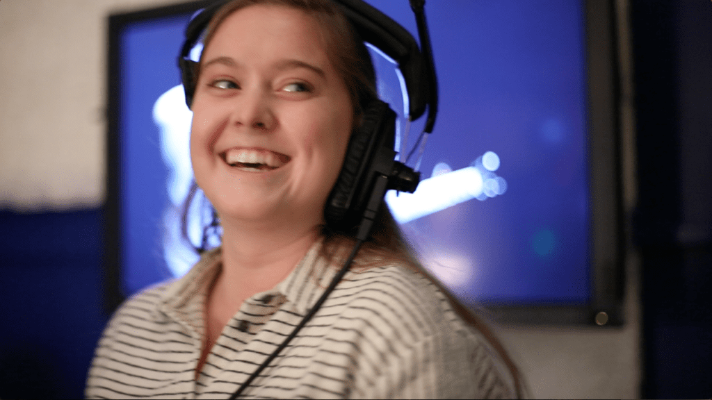 behind the scenes of Emma of Emma Lula Creative attending the University of Rhode Island