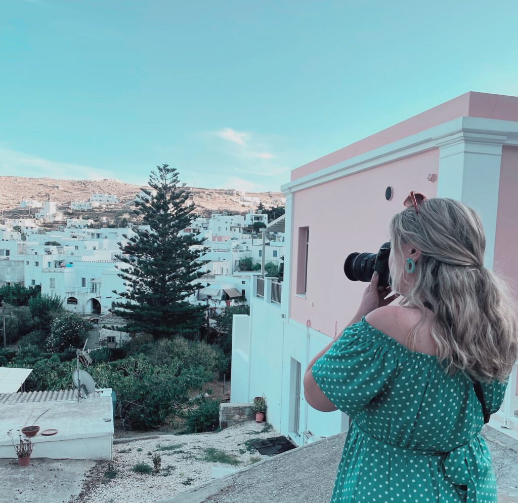 landscape photography session in Paros, Greece