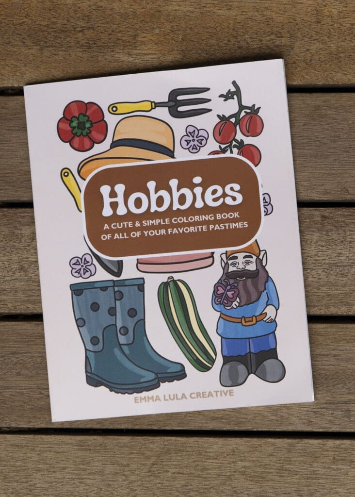 Hobbies: A Cute & Simpler Coloring Book of All Your Favorite Pastimes