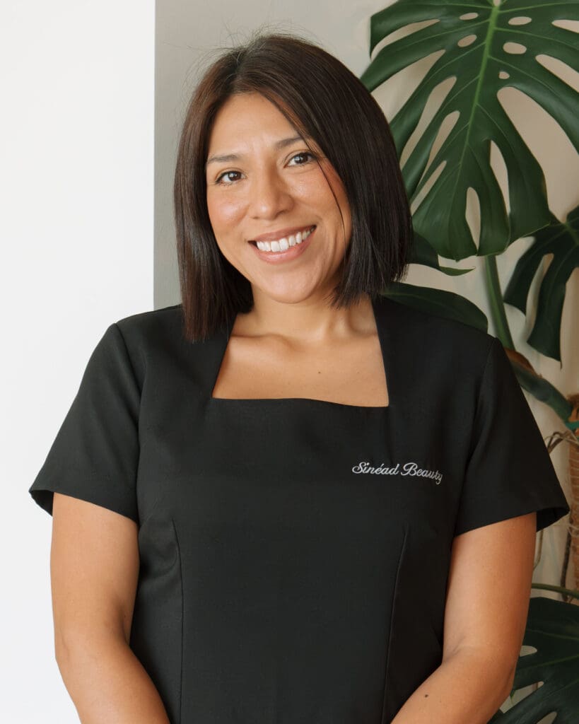 Headshot of team member of beauty brand in Norfolk, Massachusetts.