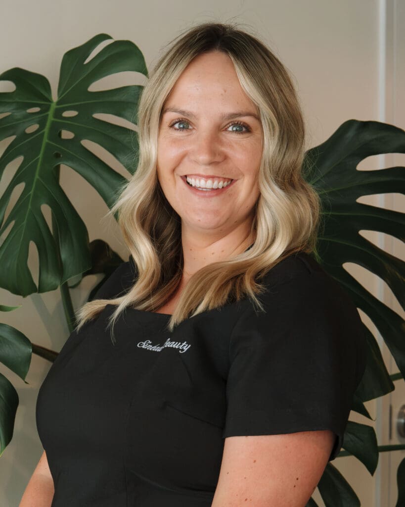 Headshot of owner of beauty brand for a beauty branding photographer in Massachusetts.