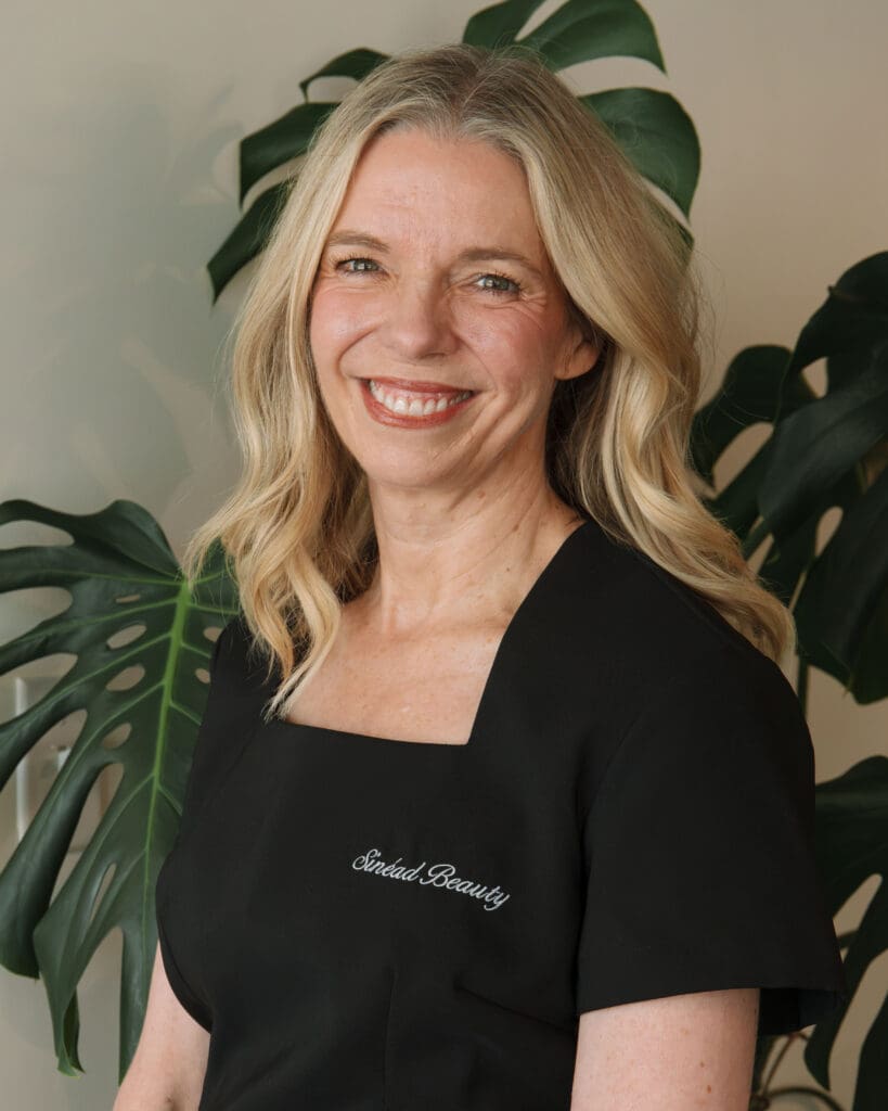 Headshot of team member of beauty brand for photoshoot with beauty branding photographer in Massachusetts.